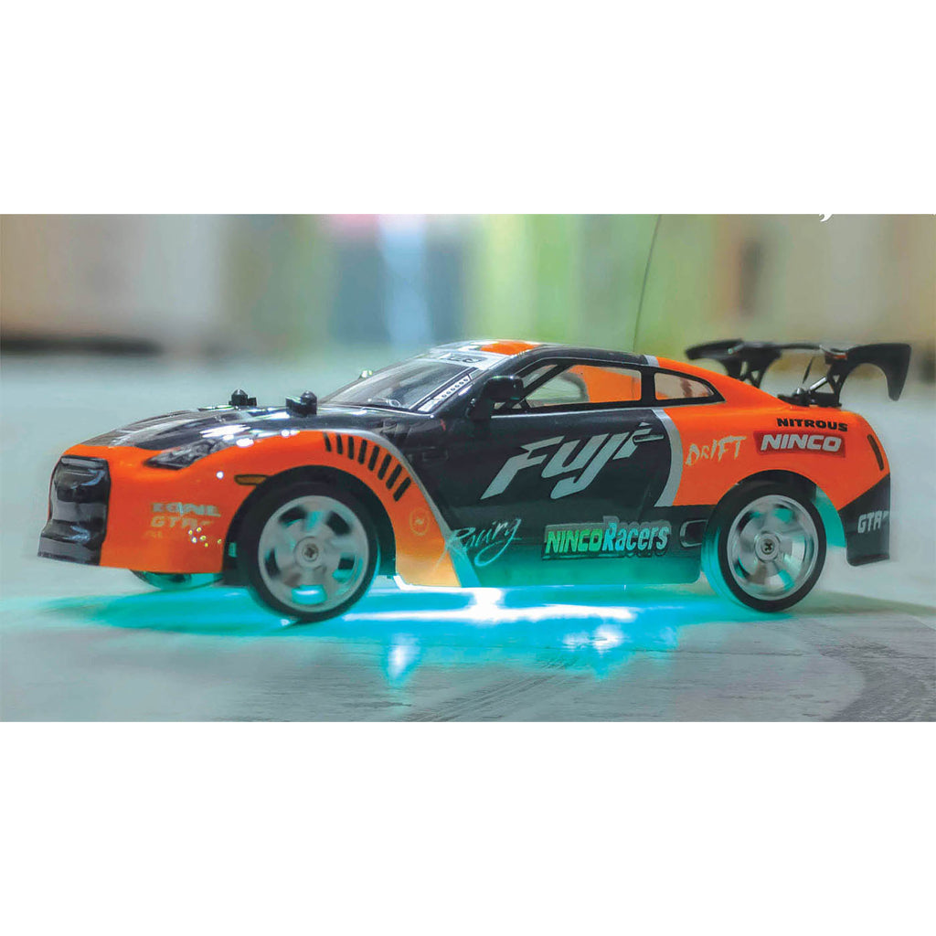 Ninco Ninco RC Fuji Drift Car + Light 1:18 Orange Sort