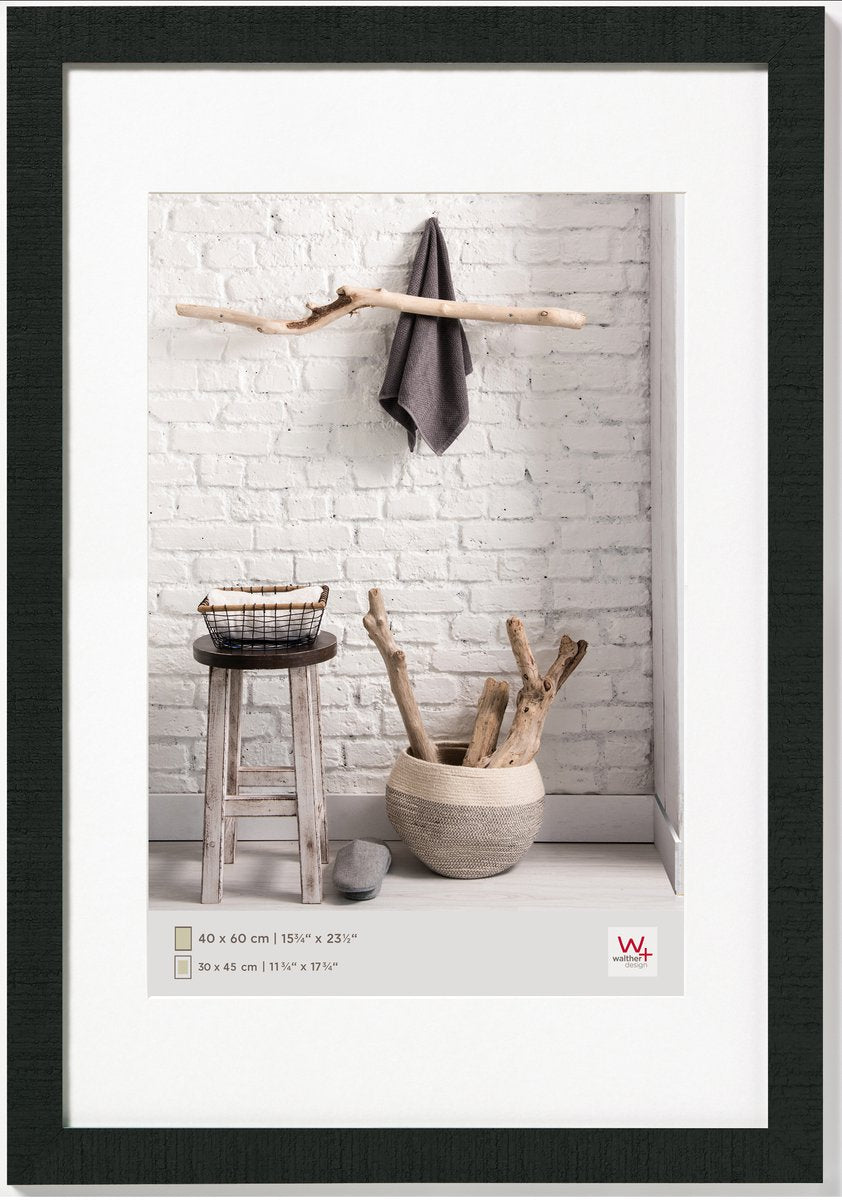 Walther home - træramme - fotostørrelse 40x60 cm - sort