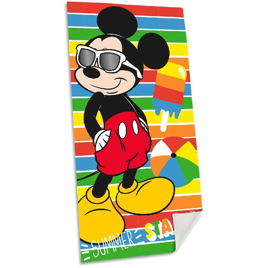 Disney mickey mouse badehåndklæde 70x140 cm