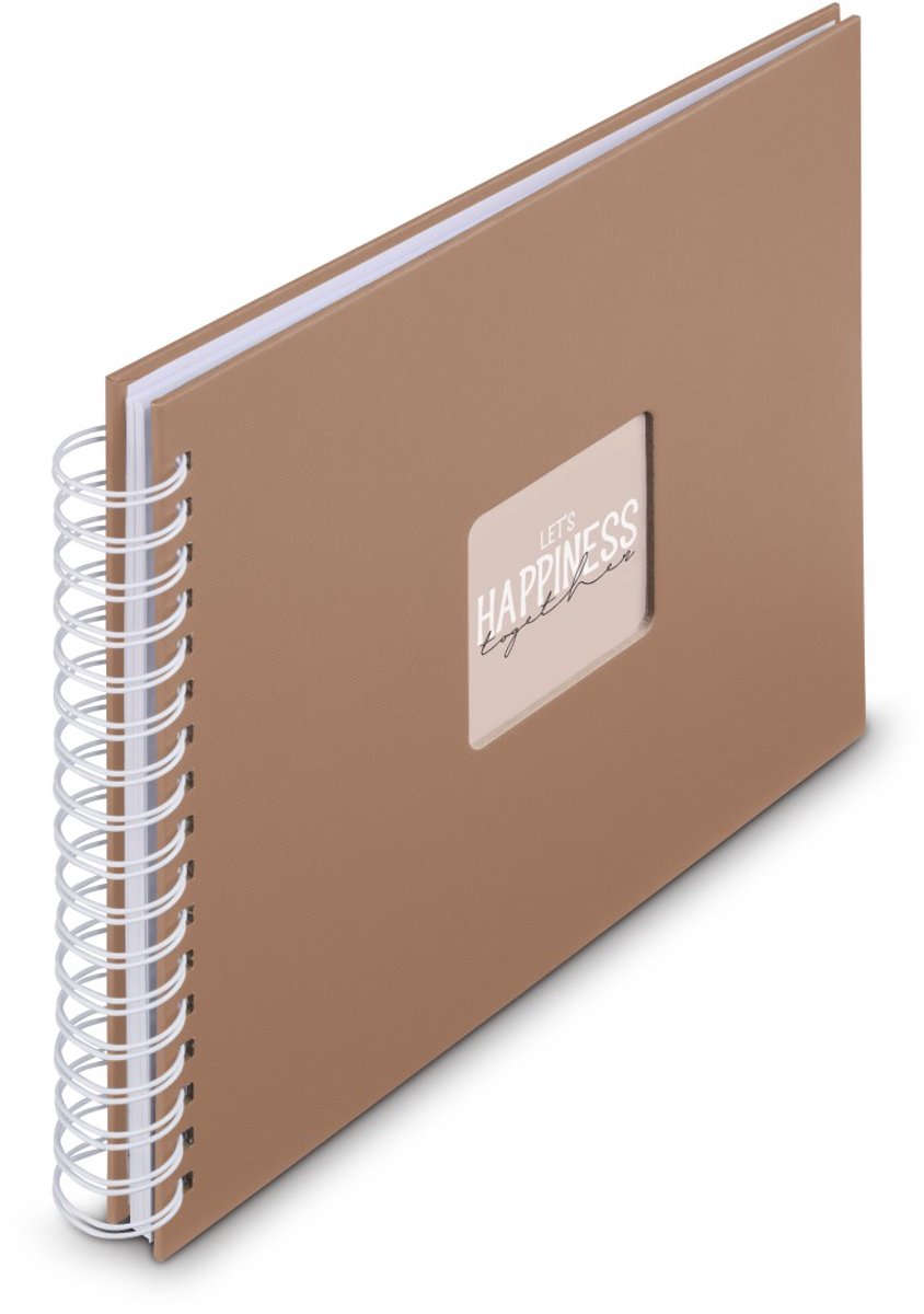 Hama spiral fotoalbum - kunst - 28x24 - 50 sider - skum