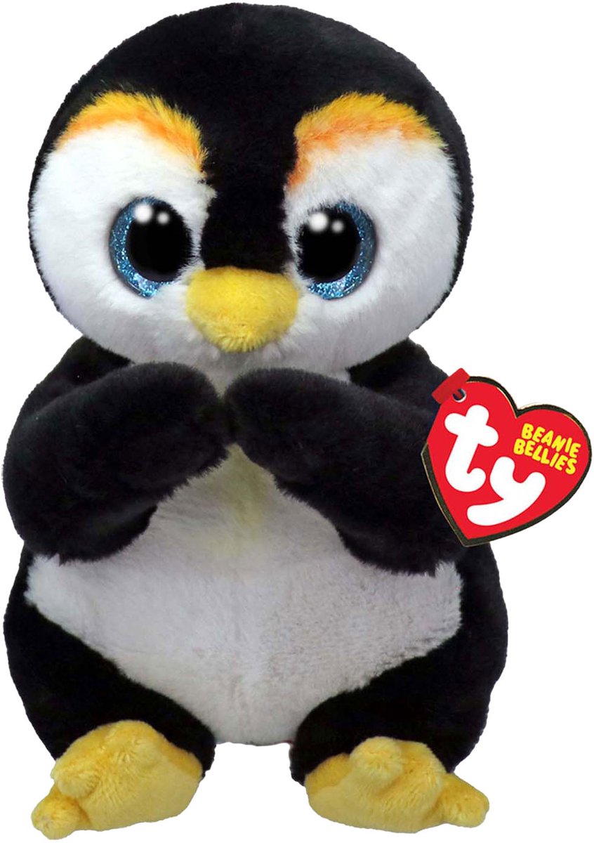 Ty beanie baby maver kramme pingvin neve 15 cm