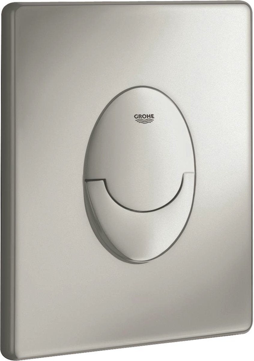 Grohe skate air control panel toilet - lodret - dobbelt skyl - plastik - mat krom
