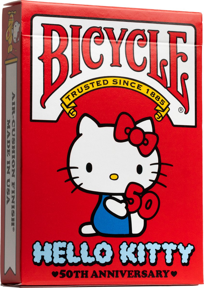 Cykel hello kitty 50 års jubilæum - førsteklasses spillekort - poker - ultimativer