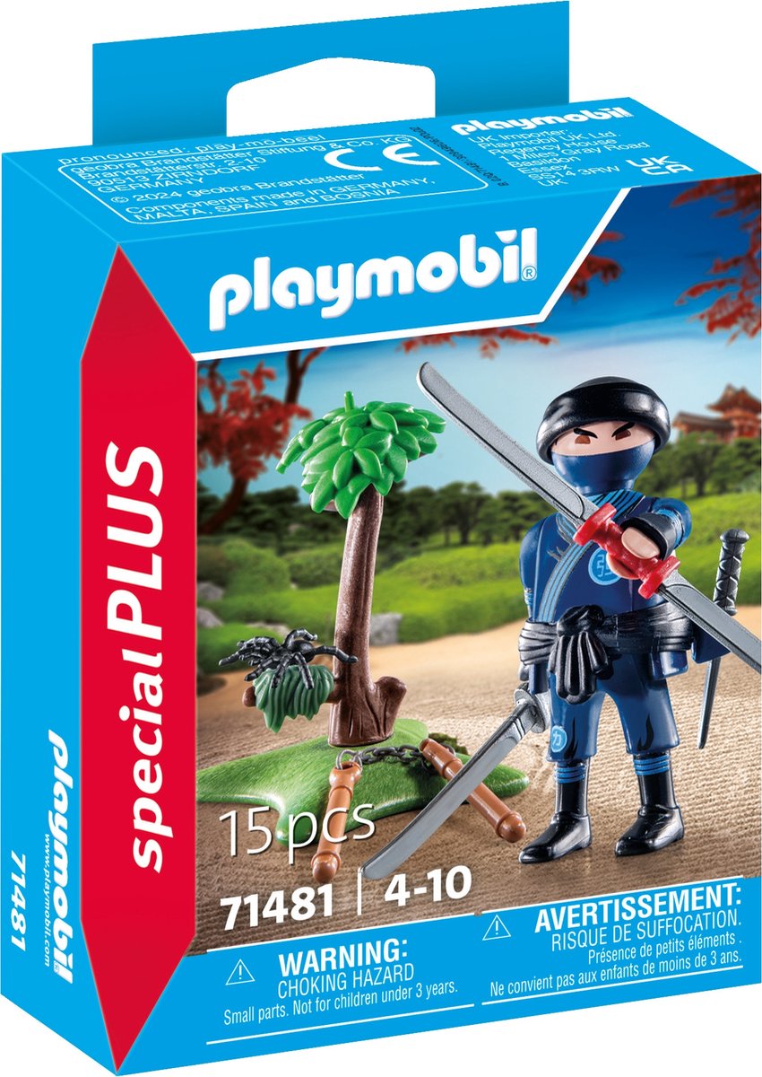 Playmobil special plus ninja med udstyr - 71481