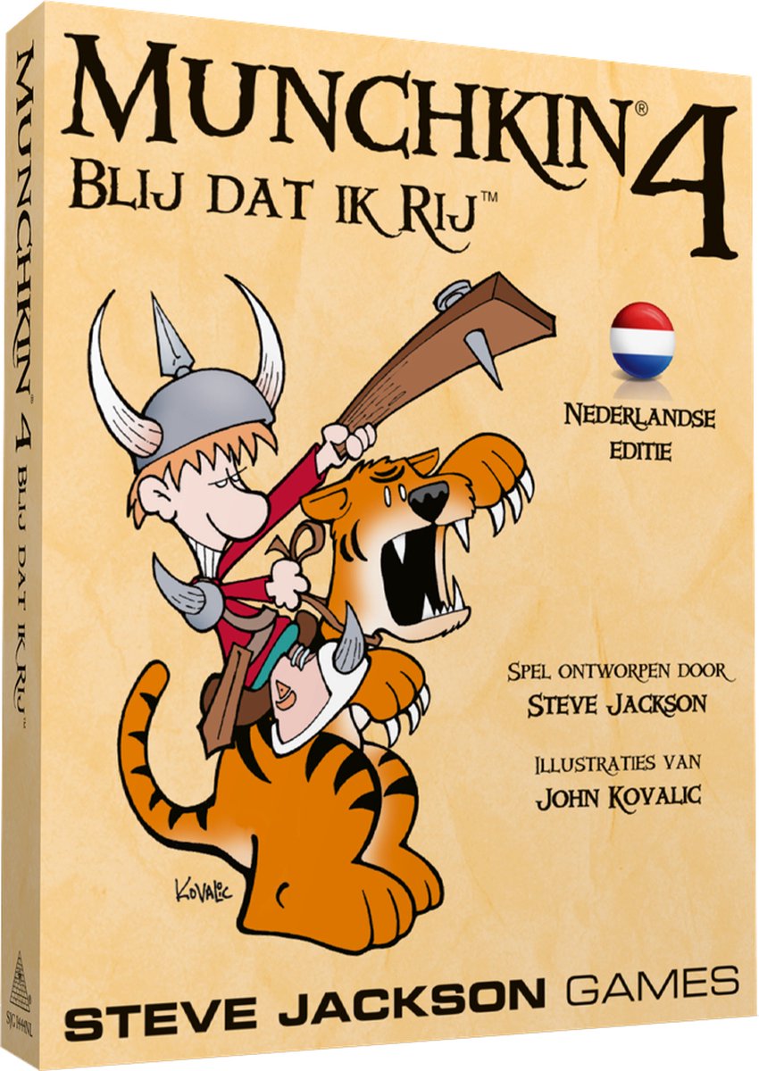 Steve jackson spil munchkin 4 glad i ride - kortspilsudvidelse - 12+ år