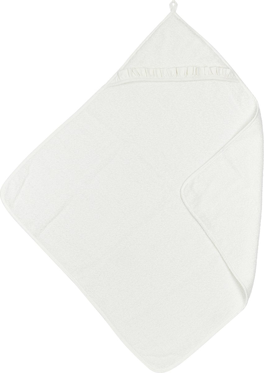 Meyco baby flæse badekappe - råhvid - 80x80cm