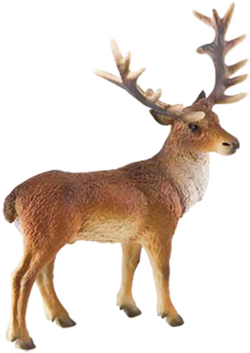 Bullyland 64433 – legefigur og samlerfigur kronhjort – naturtro og detaljeret design – ideel som kagefigur og lille gave til børn fra 3 år og opefter.