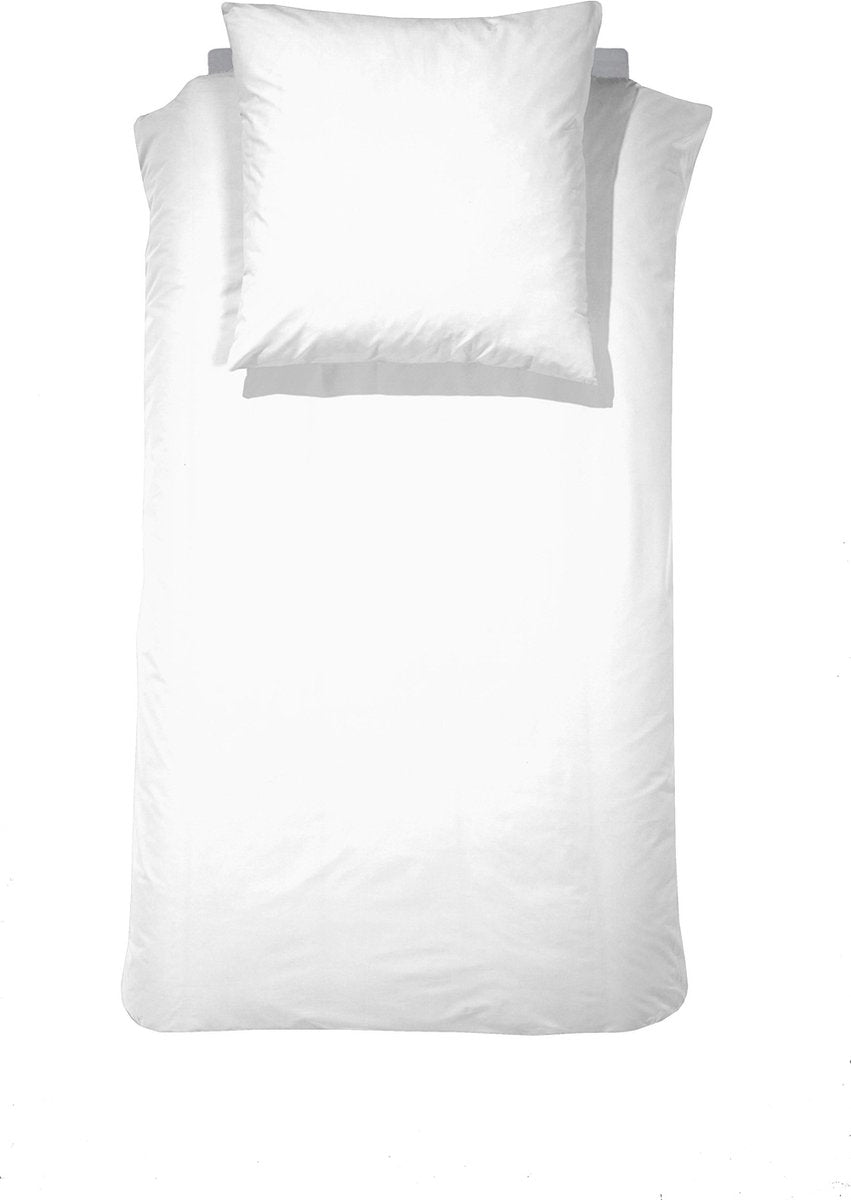 Cinderella morning 1-persoons dekbedovertrekset 135x200cm flanel wit + 1 kussensloop 60x70