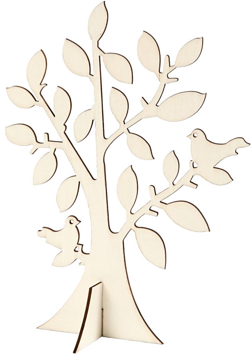 Creativ virksomhed https: www.cchobby.nl tree-h-24-cm-w-18-4-cm-thickness-0-4-cm-1-piece