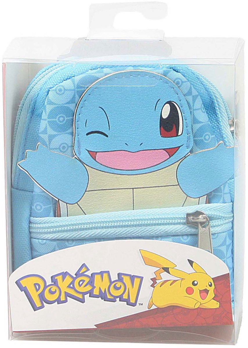 Ubranded sans marque pokémon kort opbevaringstaske squirtle