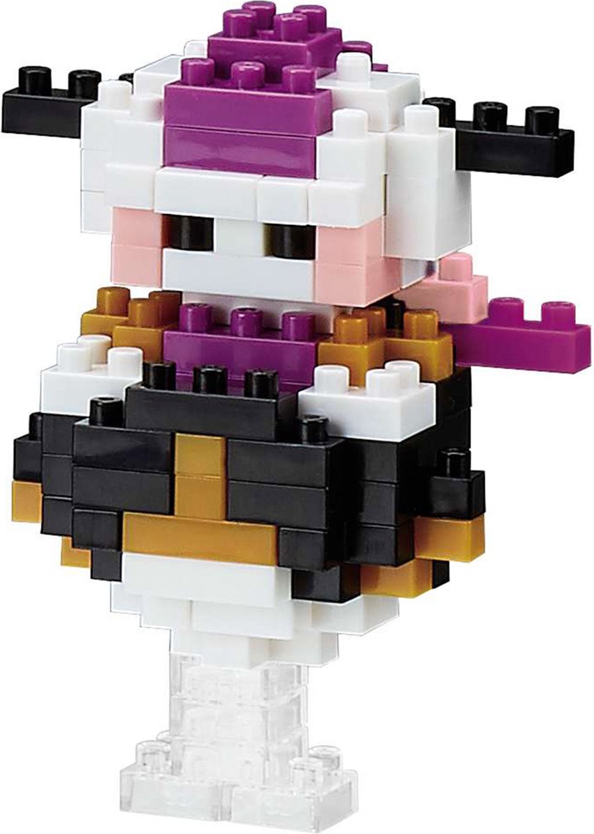 Bandai - nanoblok - frieza - dragon ball z - mini mursten figur - byggesæt - frieza pixel manga figur byggesæt - nbdb009