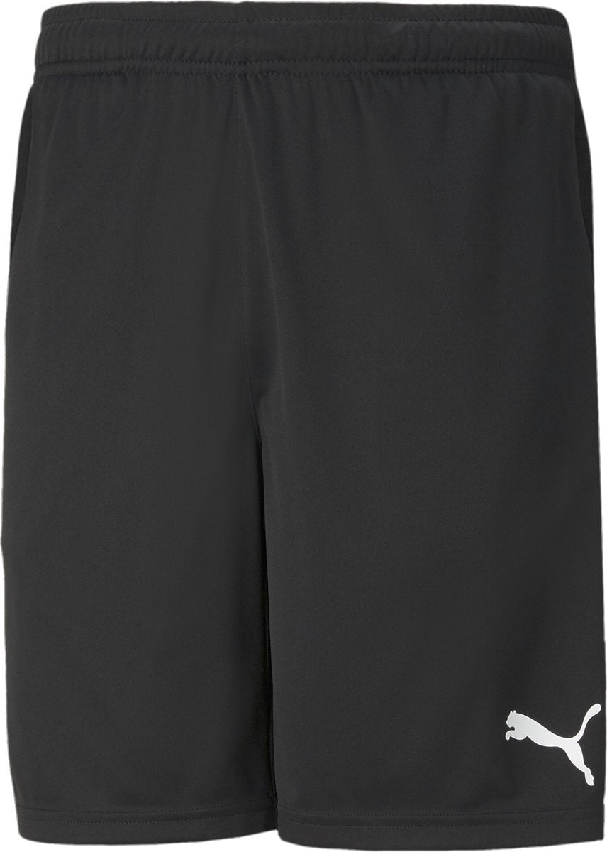 Puma teamrise træningsshorts til mænds sportsbukser - sort-hvid