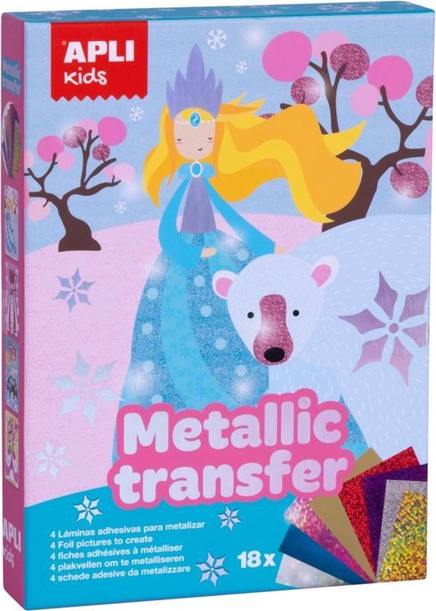 Apli børne metallic transfer prinsesser