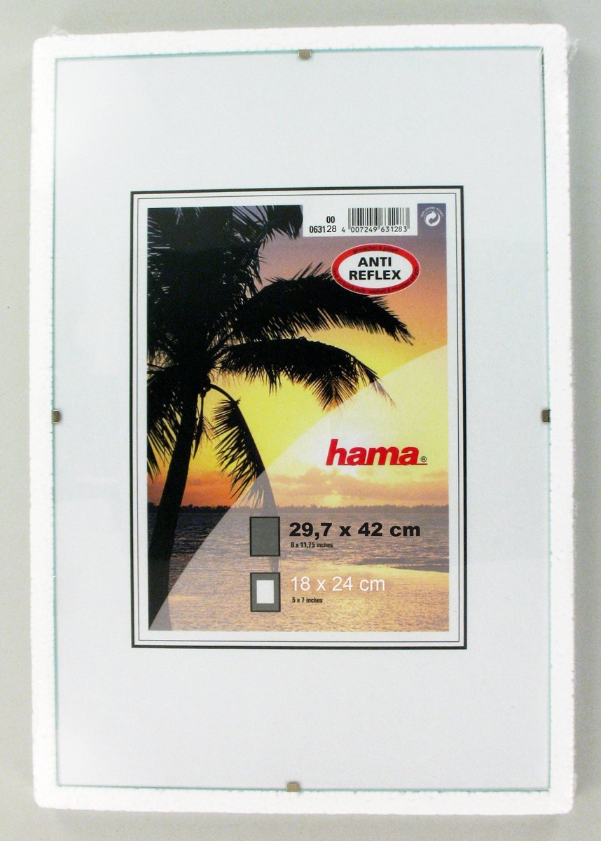 Hama fotoramme - rammeclips - 29,7 x 42 cm - antirefleks