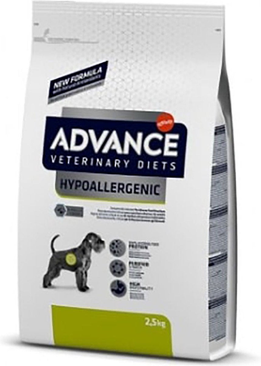 Advance veterinær diæt hund - hypoallergen - hundefoder - 2,5 kg