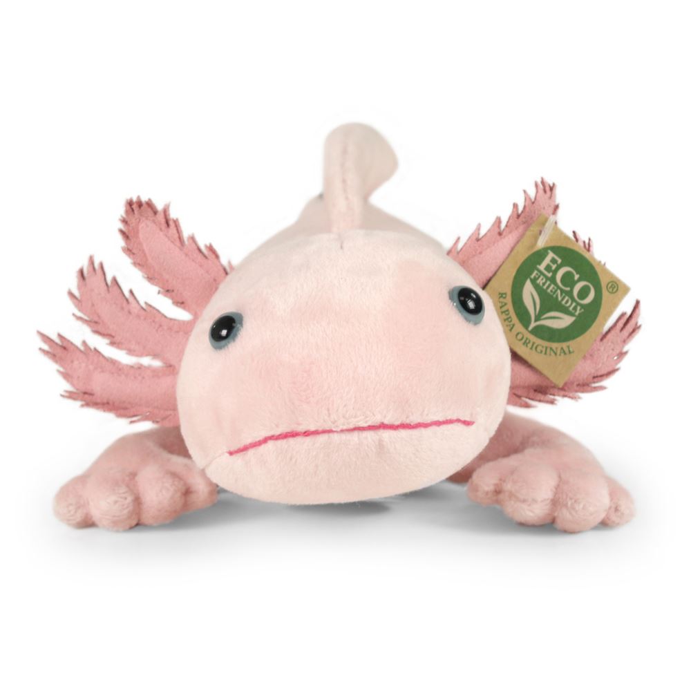 Plys axolotl 33 cm miljøvenlig