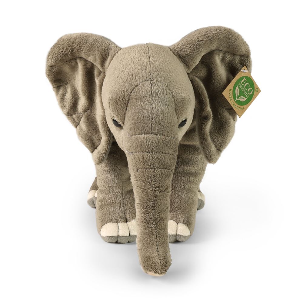 Plys afr elefant 28 cm miljøvenlig