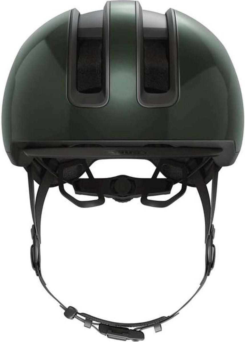 Abus cykelhjelm hud-y moss green s - 51-55 cm - grøn - velegnet til brug på elcykler - bycykler - 280 g