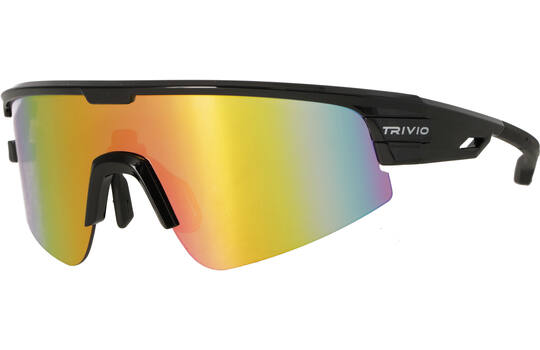 Trivio - cykelbriller octo sort revo pink + adapterstykke til receptpligtige linser