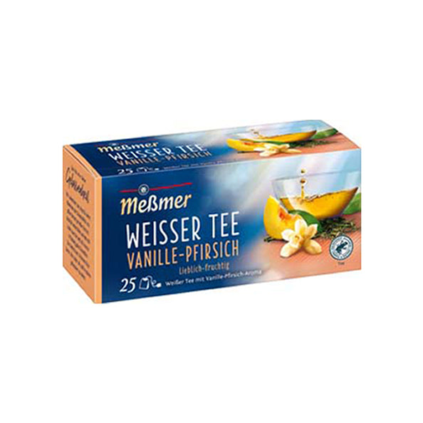Messmer hvid te vaniljesmag 25x 1,40gr (12 stk.)