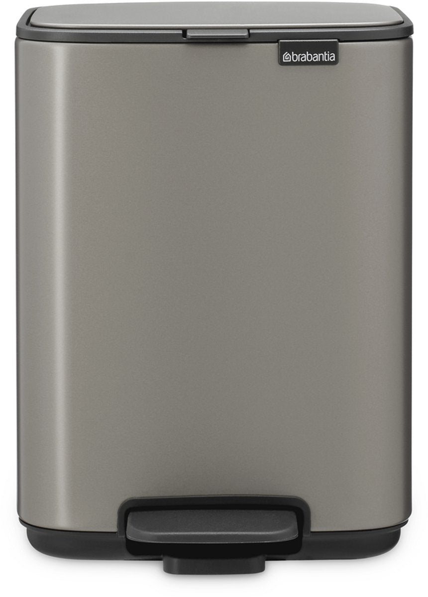 Brabantia bo pedalspand - 4 liter - badeværelse - platin