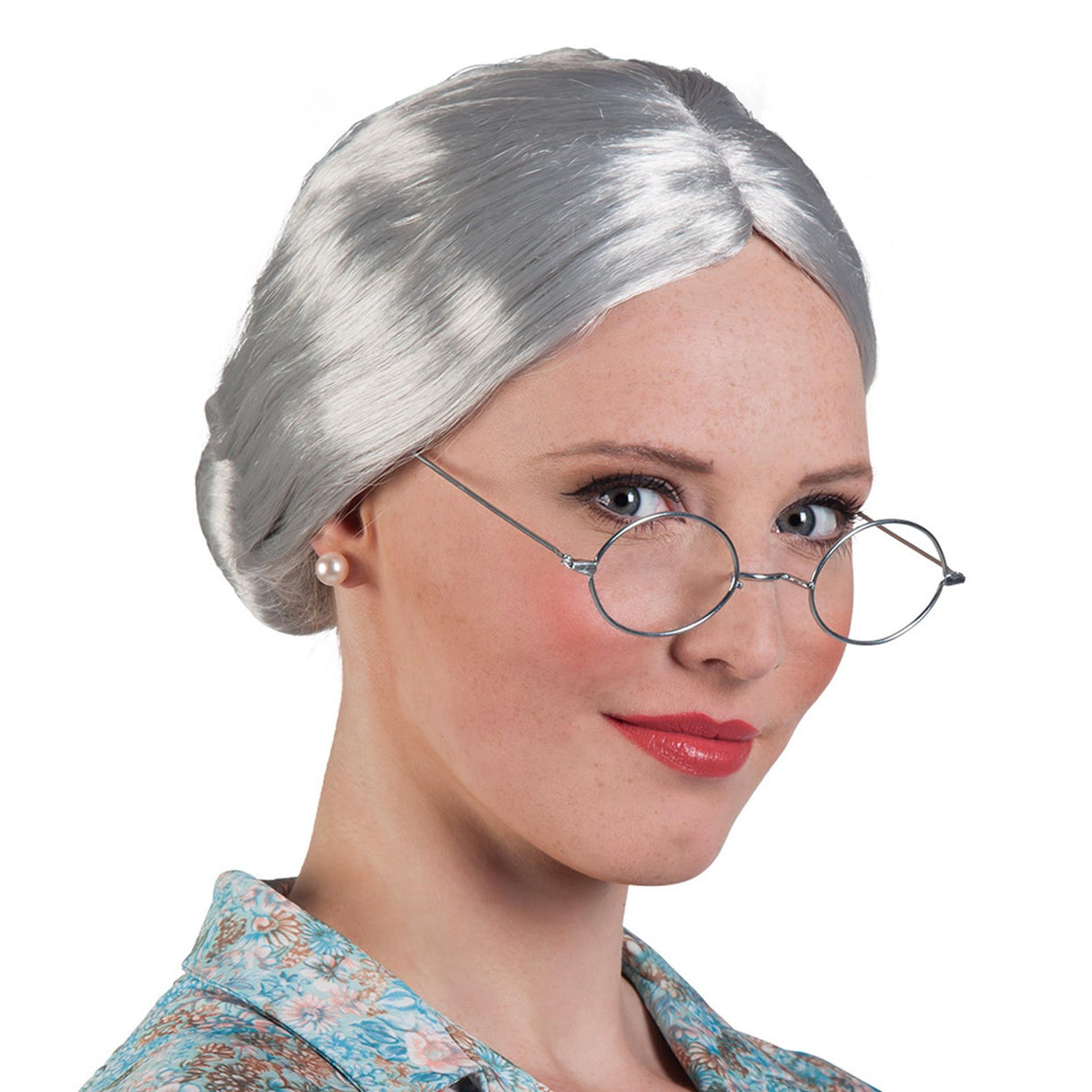 Boland paryk bedstemor paryk grå hår