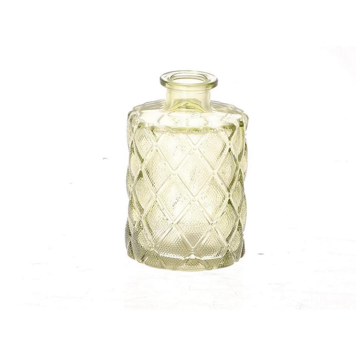Hbx naturlig levende vase vivance ø7xh10,5cm gul