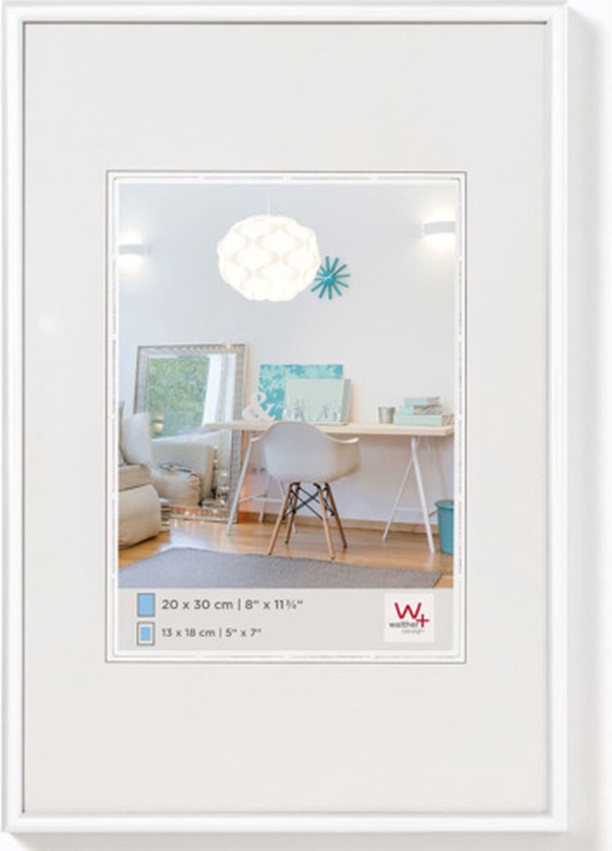 Walther new lifestyle - plastramme - fotostørrelse 40x50 cm - hvid