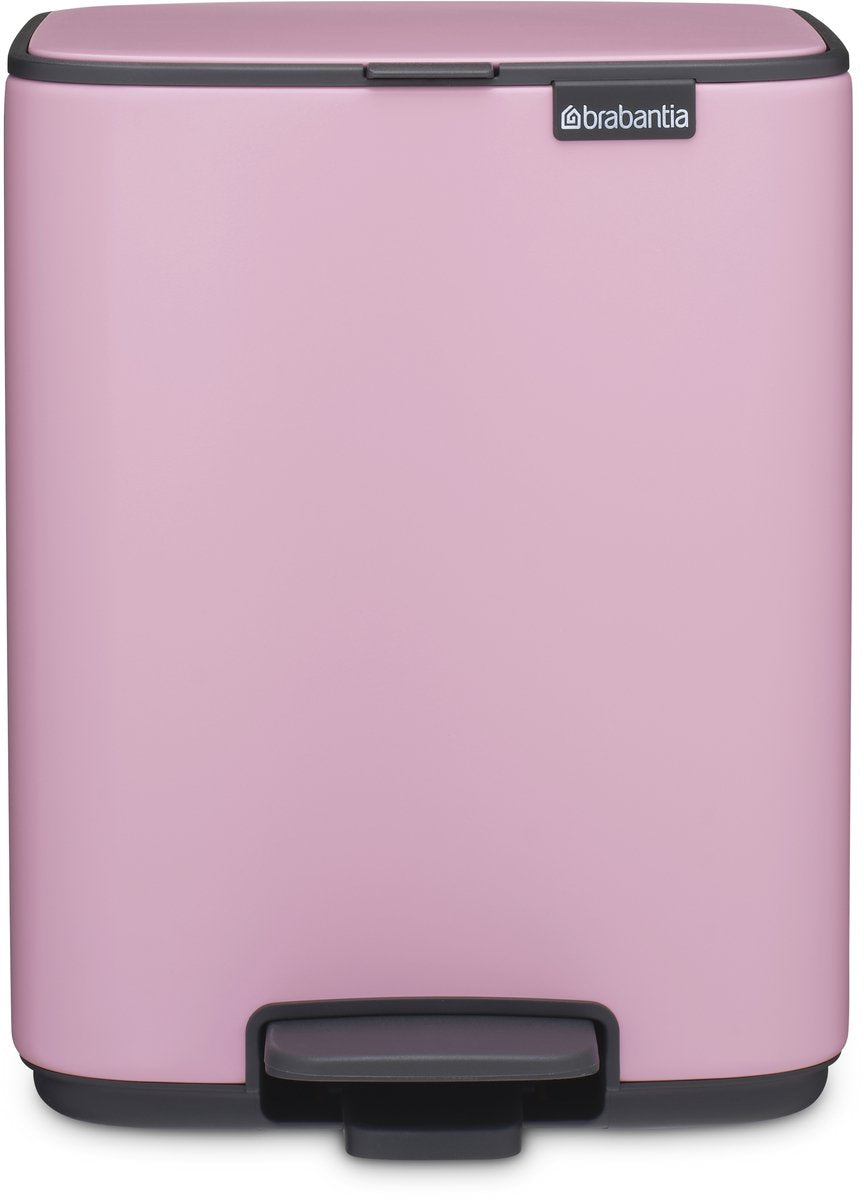 Brabantia bo pedalspand - 12 liter - lilla pink