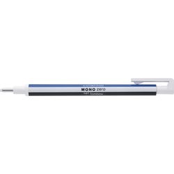 Tombow • præcisions viskelæder mono zero, genopfyldelig, rund spids 2,3 mm diameter, blå hvid sort