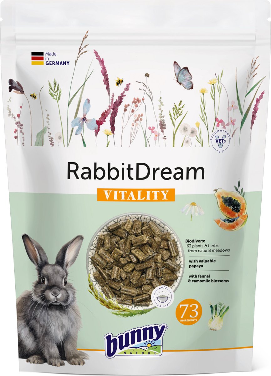 Bunny nature - kanin drøm vitalitet - 1,5 kg