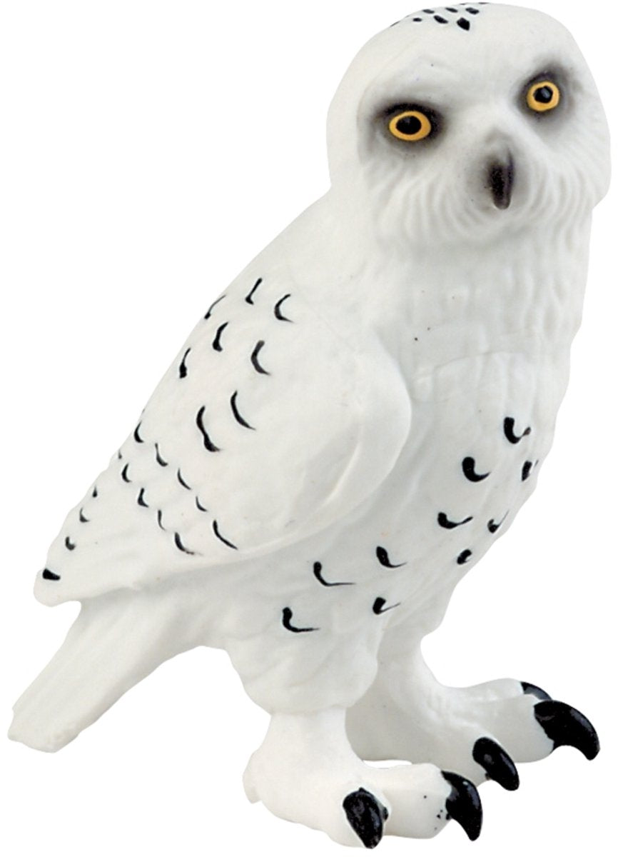 Bullyland 69354 – legefigur af sneugle – ca. 4,5 cm – naturtro og detaljeret design – ideel som pædagogisk legefigur, dekoration eller lille gave til børn fra 3 år