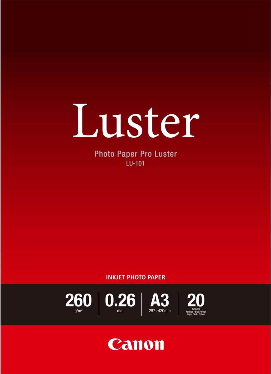 Canon fotopapir pro luster lu-101