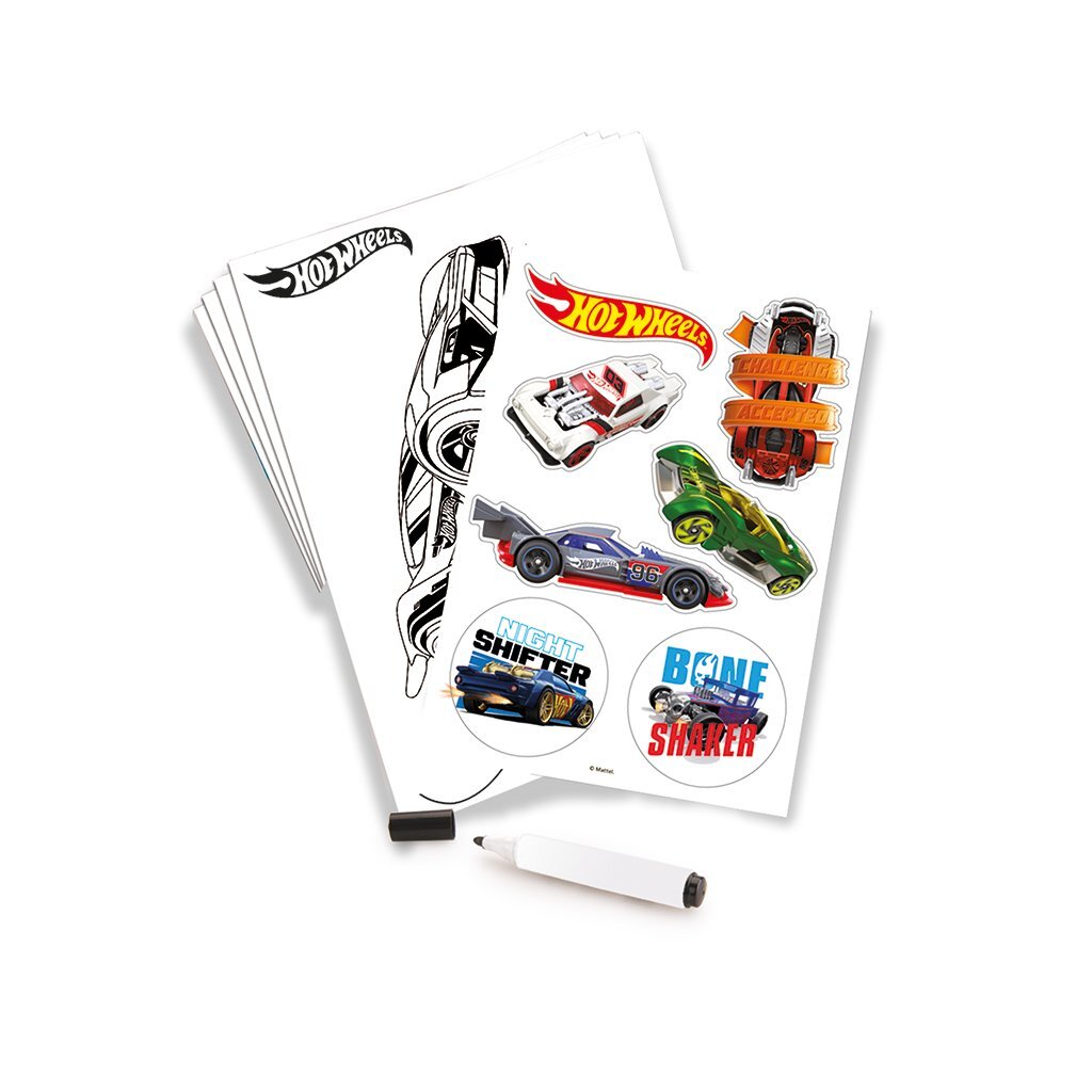 Dolu hot wheels tegnebræt blå orange