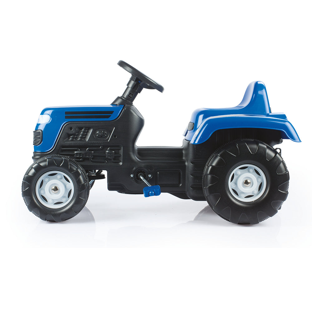 Dolu pedaltraktor med horn blå sort???????