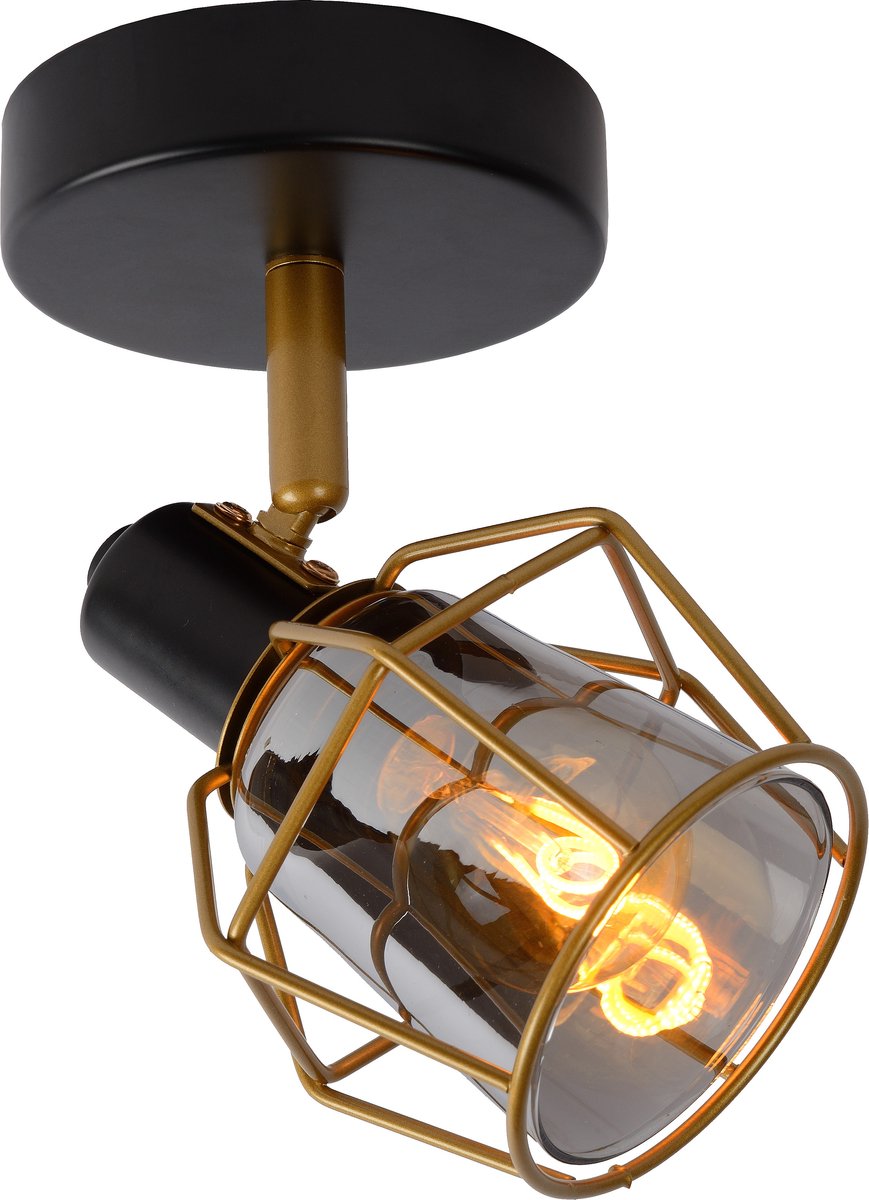 Lucide nila - loftspot (loftslampe) - 1xe14 - sort