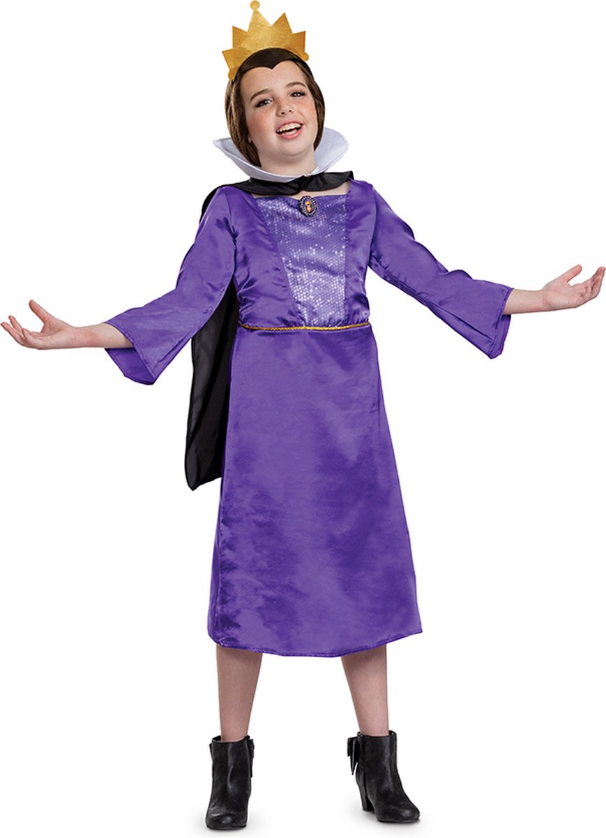 Disguise disney - skurke, evil queen dress classic, str. s (5 - 6 år), piger