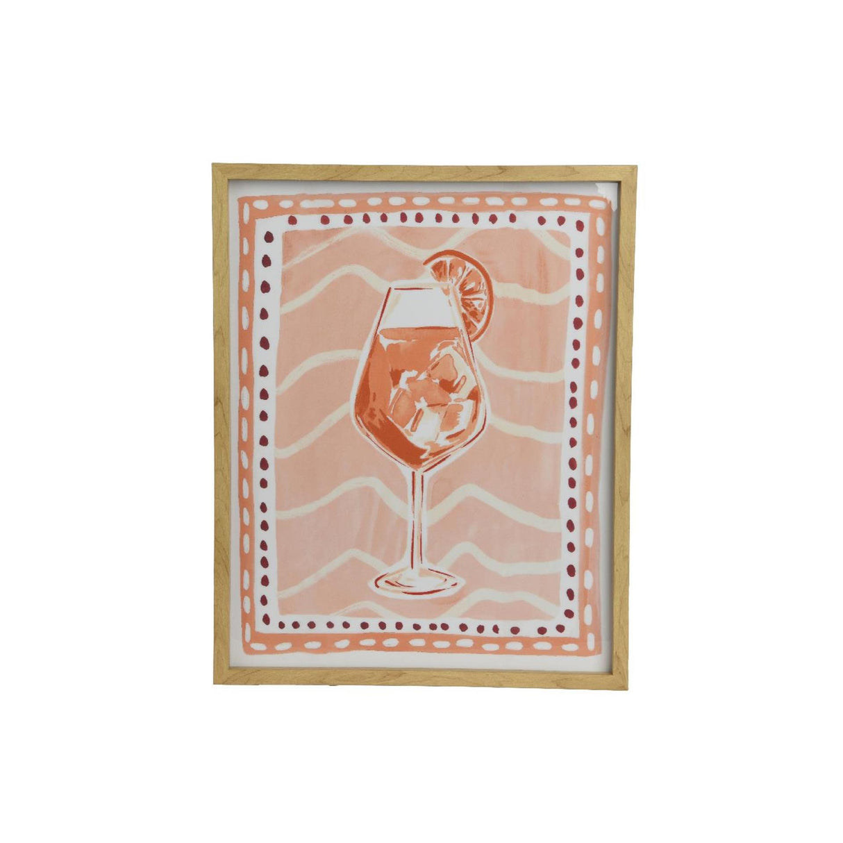 Decoris wall deco canvas cocktail 40x2,6x50cm