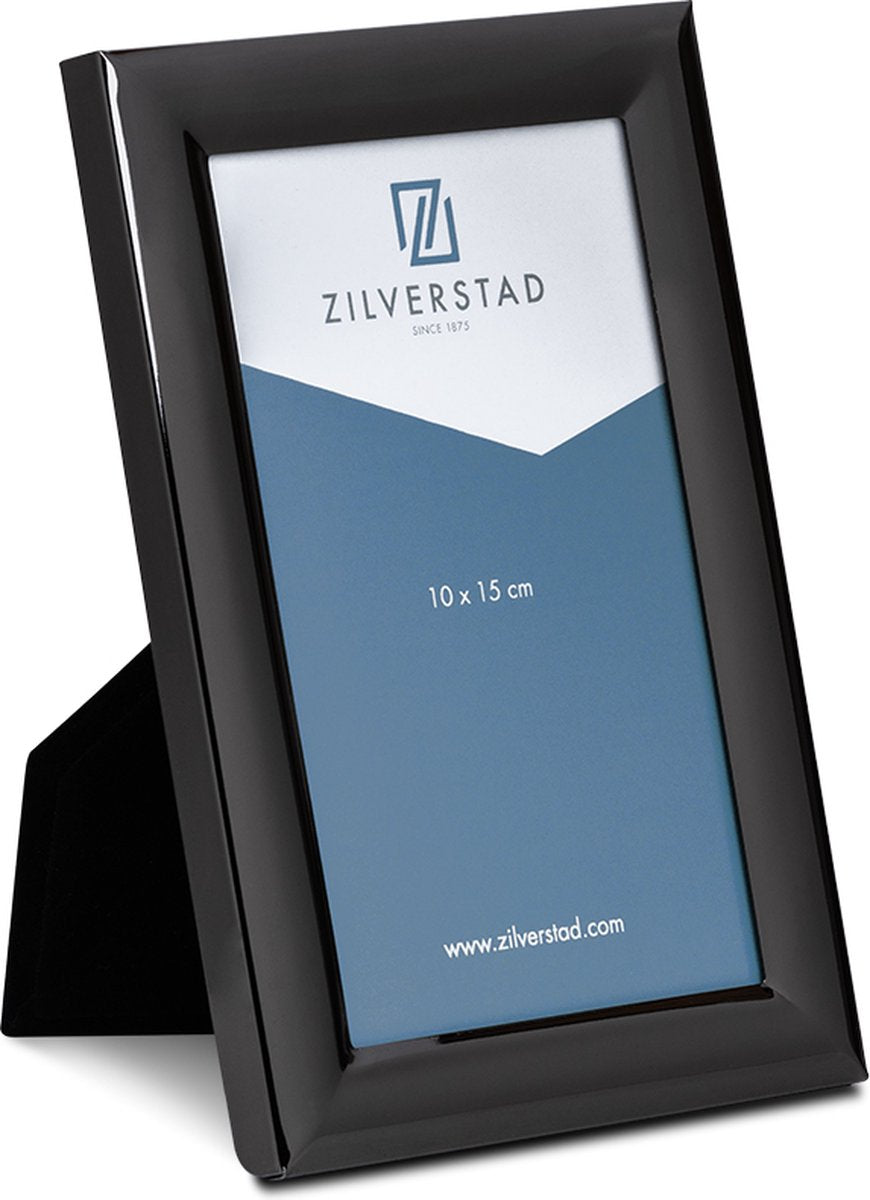 Zilverstad - fotolijst lille 10x15 cm zwart