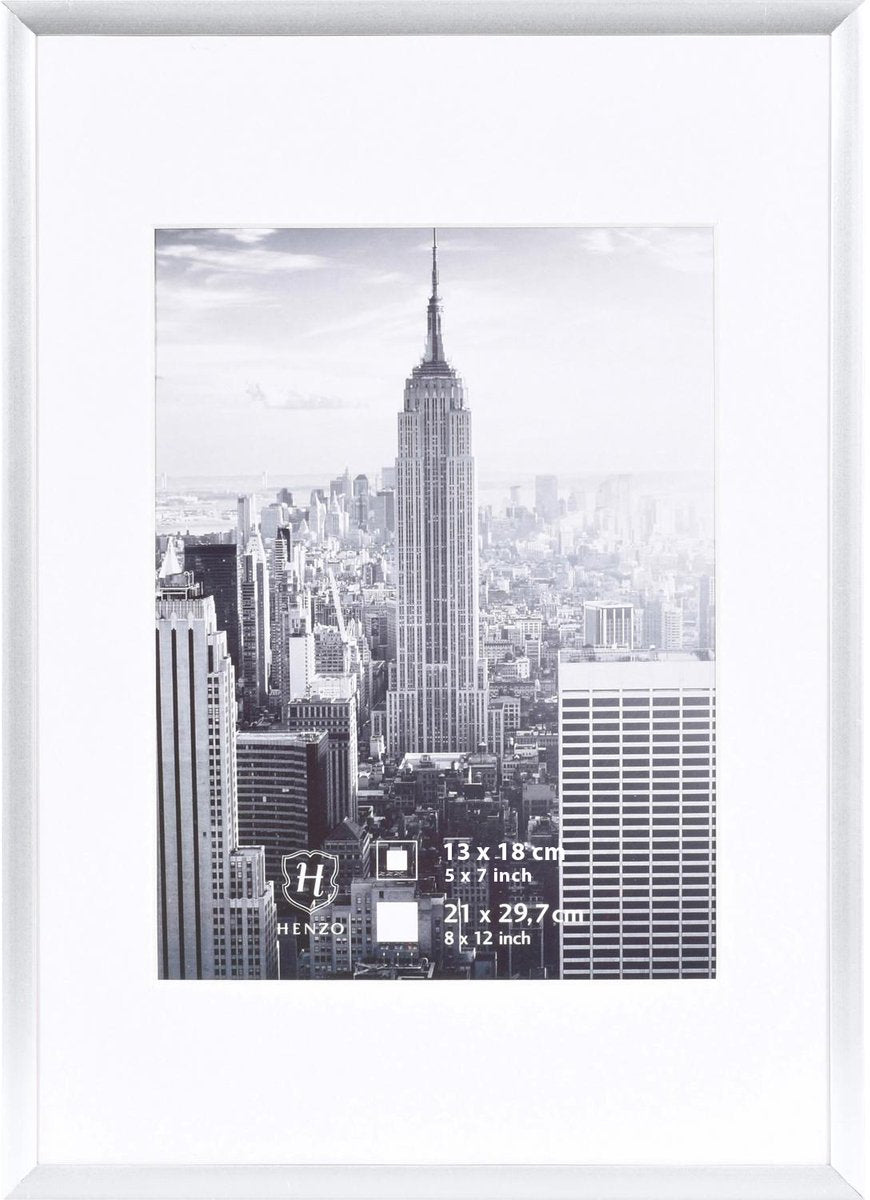Henzo fotoramme - - manhattan - fotostørrelse 21x30 cm - sølv