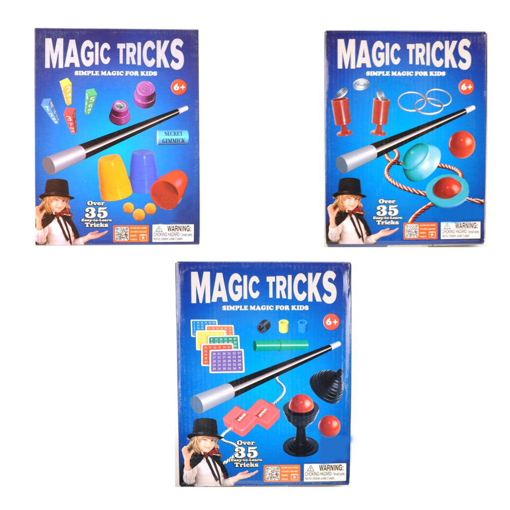 Grundlæggende magiske tricks 35 tricks assorteret