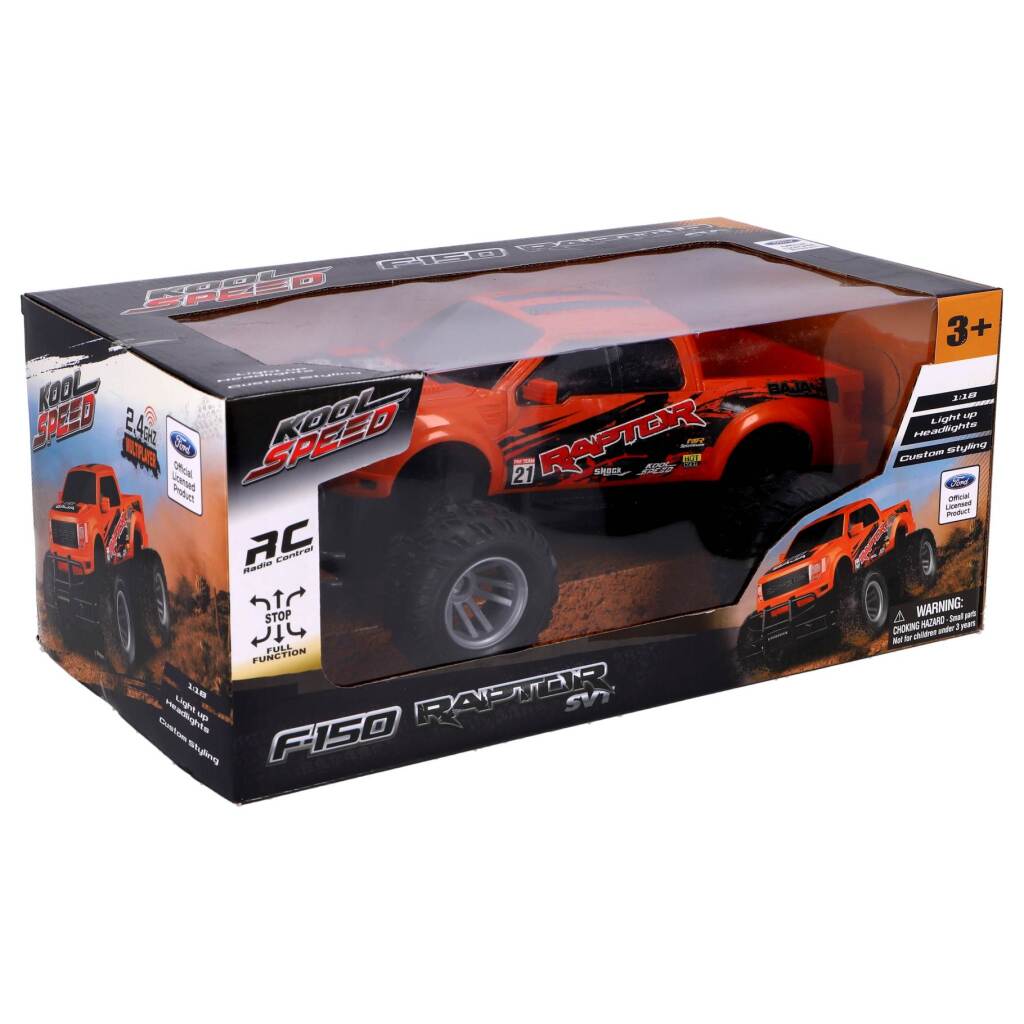 Kool speed rc ford f150 raptor 1:18 + lys