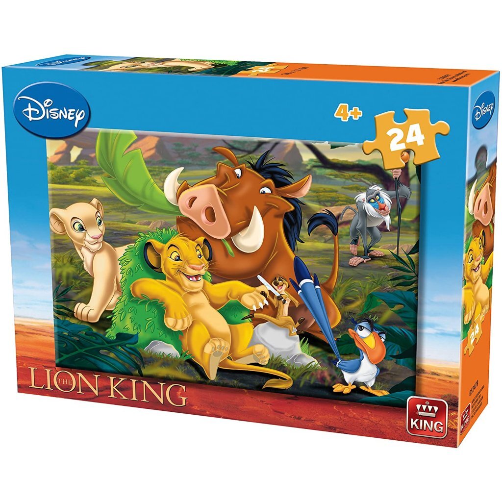 Kongepuslespil disney løven 50 brikker