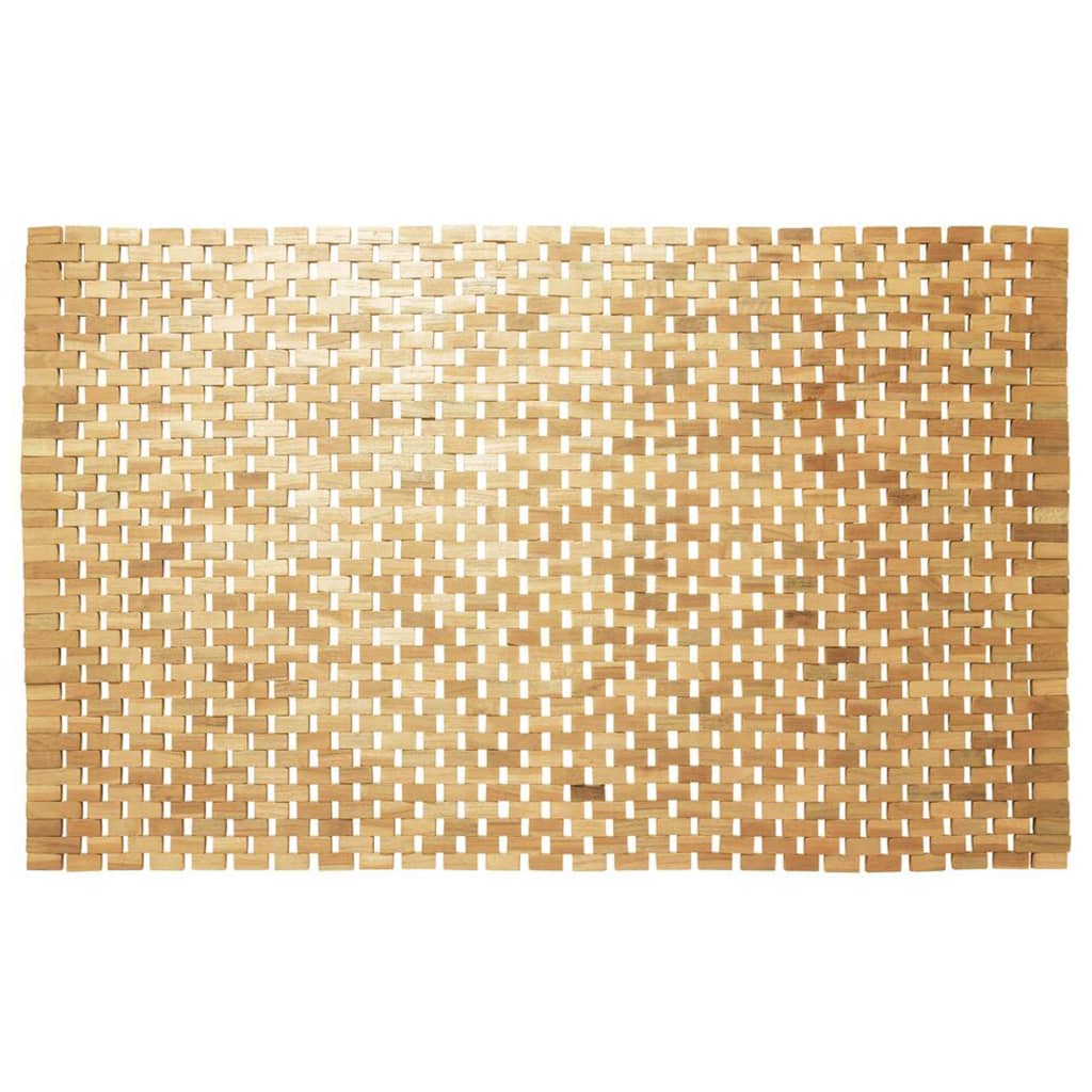 SEALSKIN BATH MAT WOODBLOCK 52X90 cm Naturlig