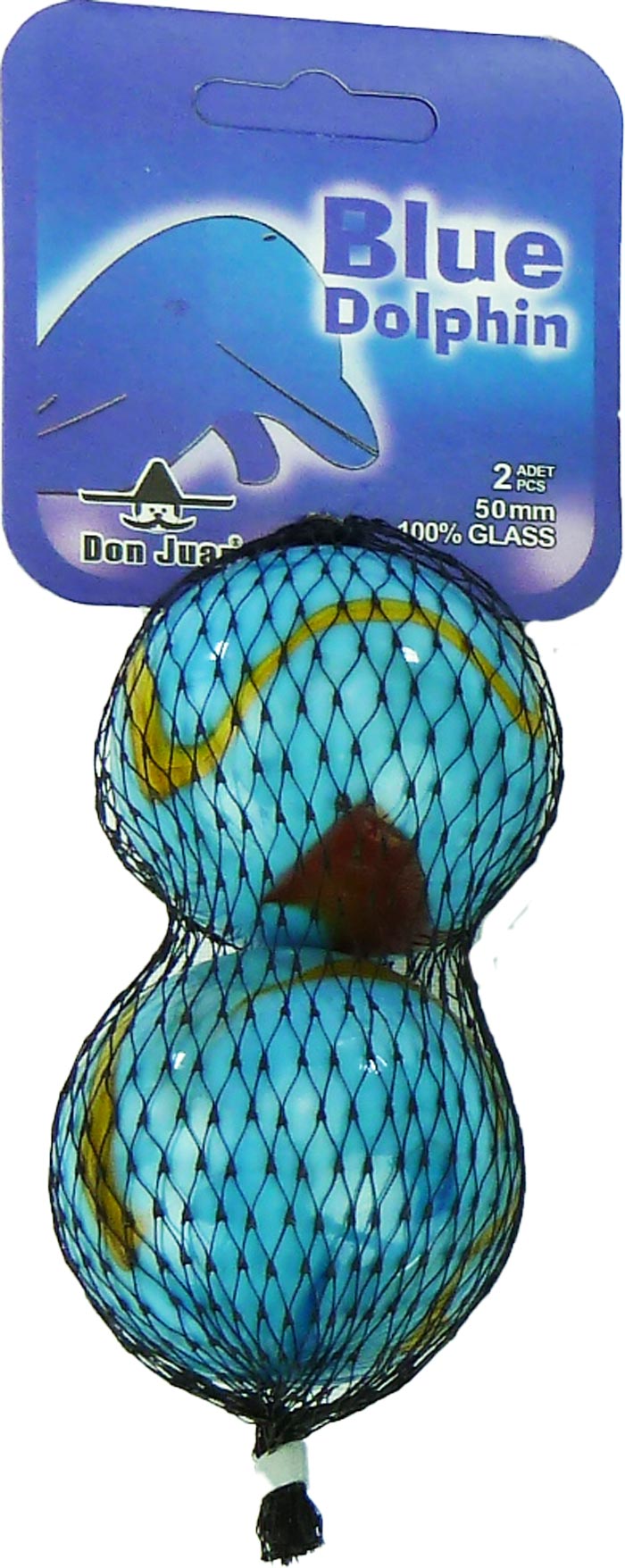 Don Juan kugler megabonken blå delfin 2x50mm