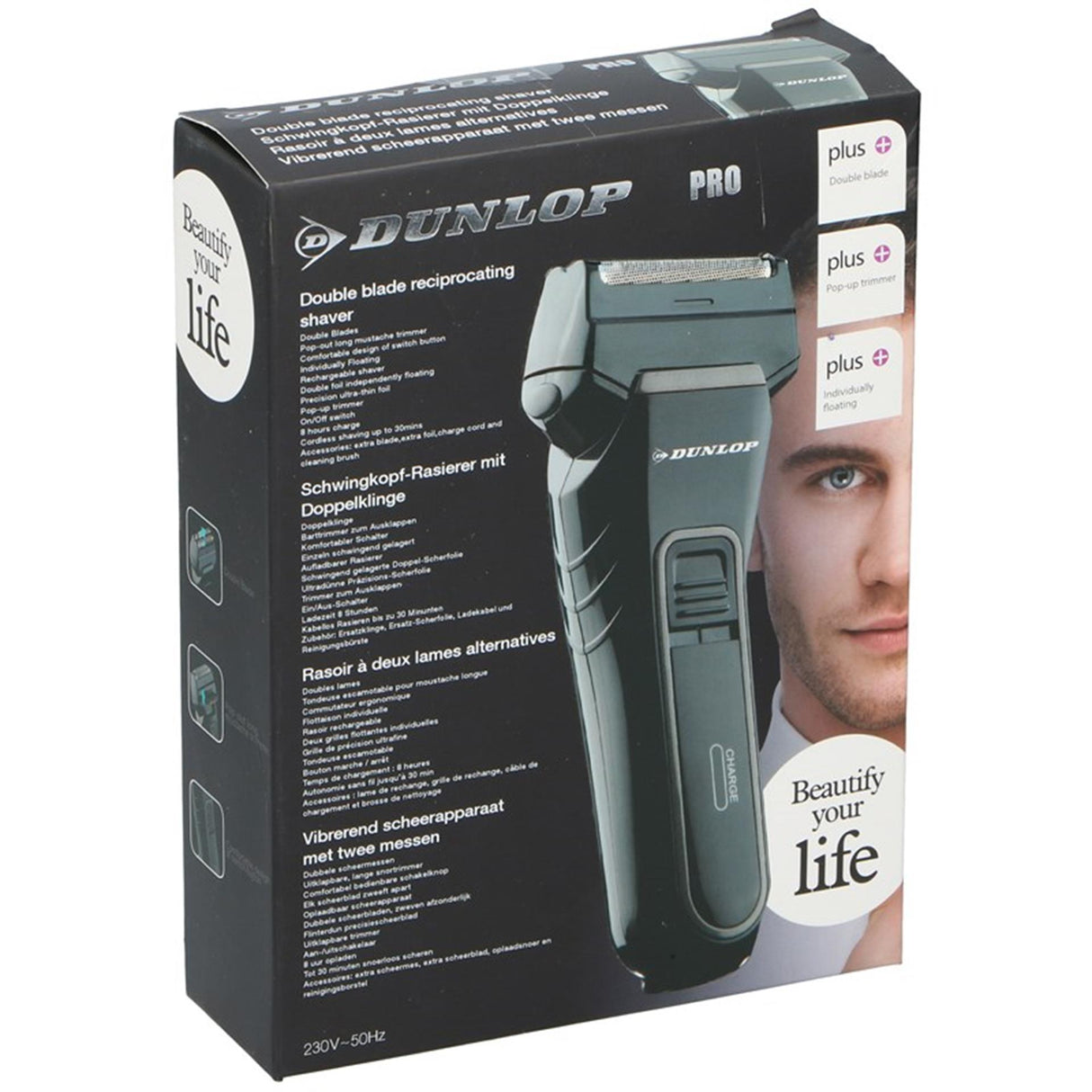 Dunlop dobbelthovedshaver