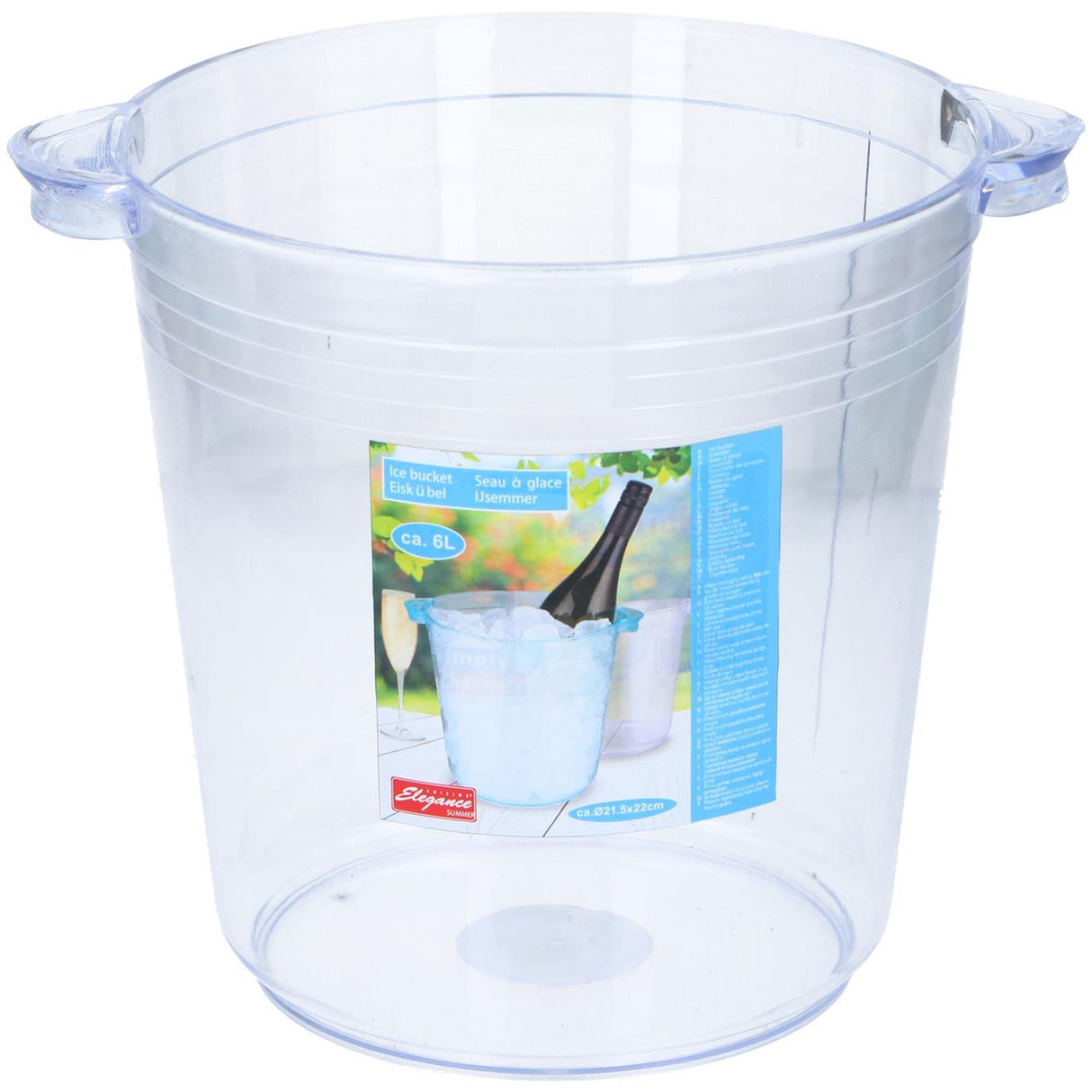 Cuisine elegance plastik isspand 26,3x21,5x22cm 6 liter