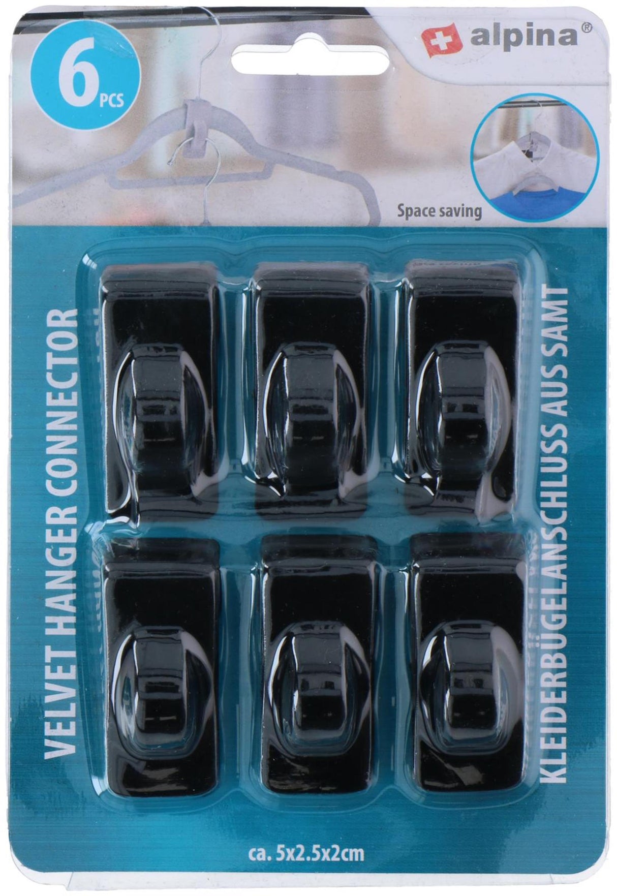Alpina bøjlestik 6 stk på kort 5x2,5x2cm