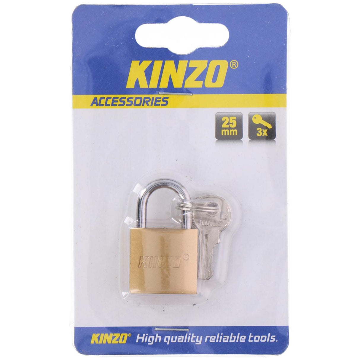 Kinzo hængelås 25mm hængelås 25mm
