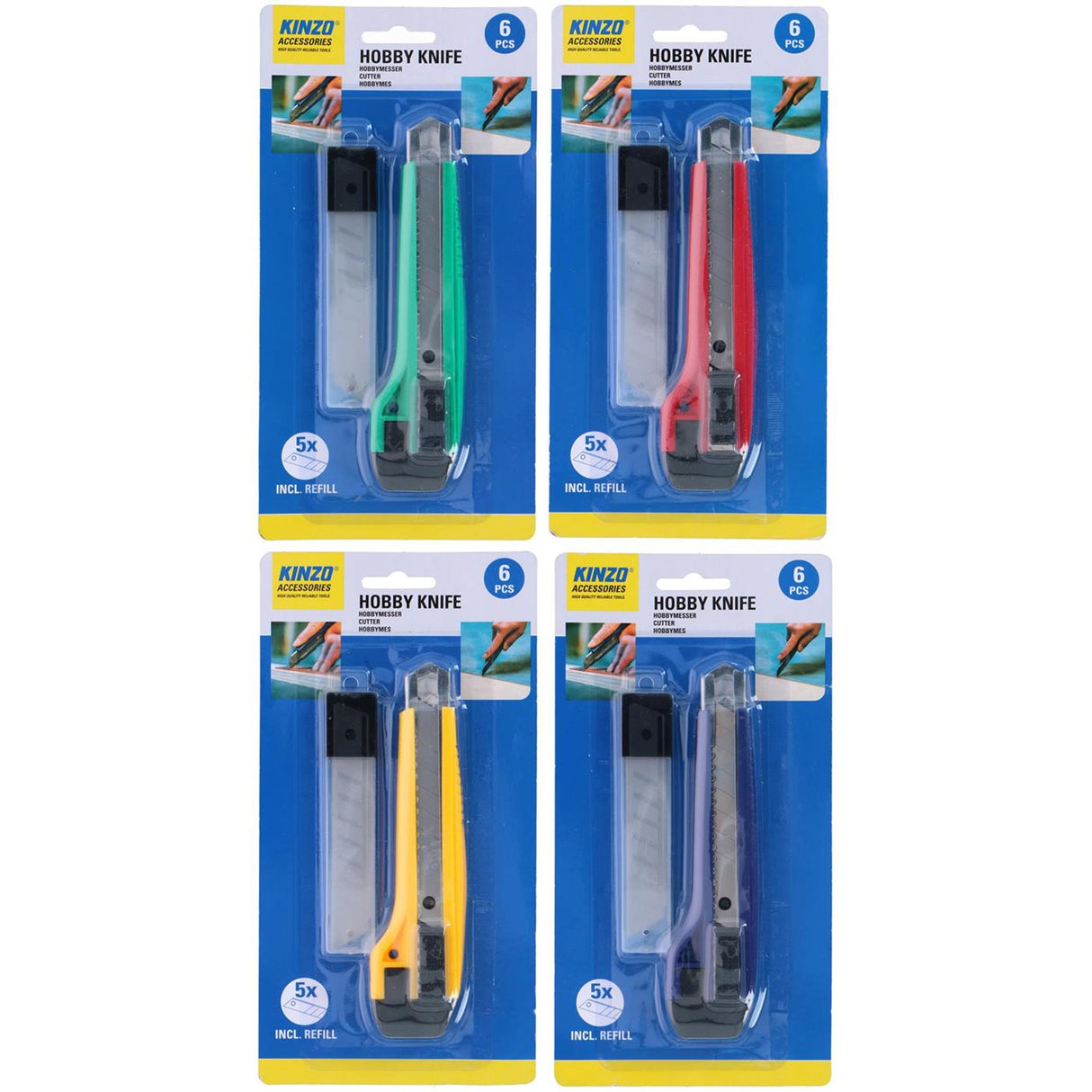 Kinzo hobbykniv med reserveblade